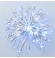 Гірлянда YES! Fun Нитка на мідному дроті 100 LED Холодно-біла 10 м Статична USB (975036)