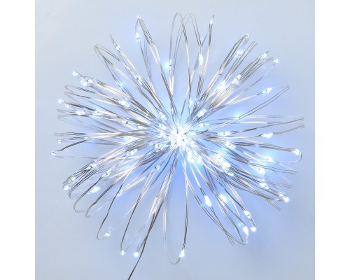Гірлянда YES! Fun Нитка на мідному дроті 100 LED Холодно-біла 10 м Статична USB (975036)