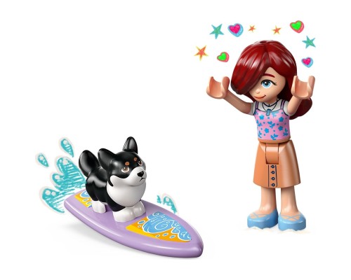 Конструктор LEGO Friends Собачі пригоди на серфі та скутері (42641)