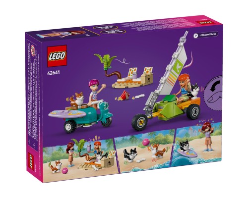 Конструктор LEGO Friends Собачі пригоди на серфі та скутері (42641)