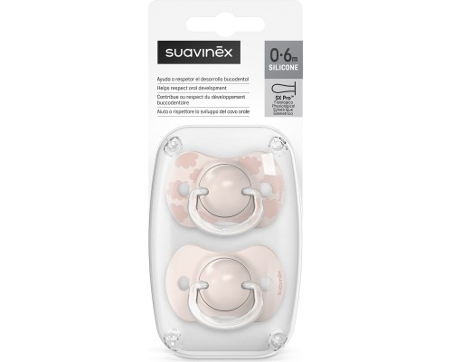 Пустушка Suavinex Dreams 0-6 міс. 2 шт, рожева (308271)