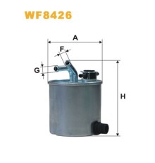 Фільтр паливний Wixfiltron WF8426