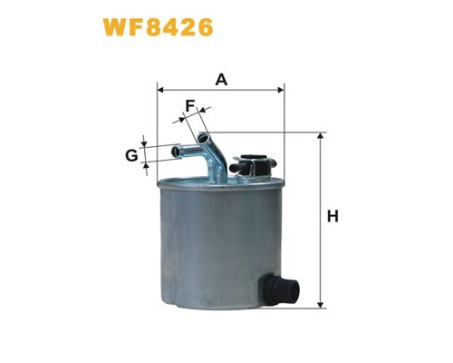 Фільтр паливний Wixfiltron WF8426