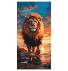 Картина по номерам ArtCraft Цар звірів 40х80 см (11544-AC)