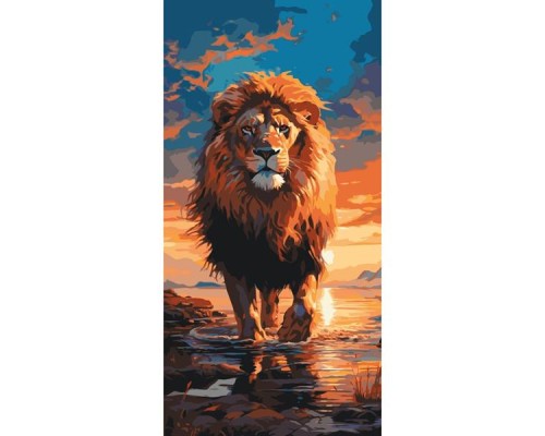 Картина по номерам ArtCraft Цар звірів 40х80 см (11544-AC)