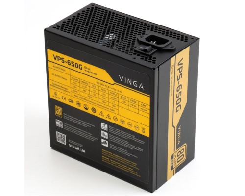 Блок живлення Vinga 650W (VPS-650G)