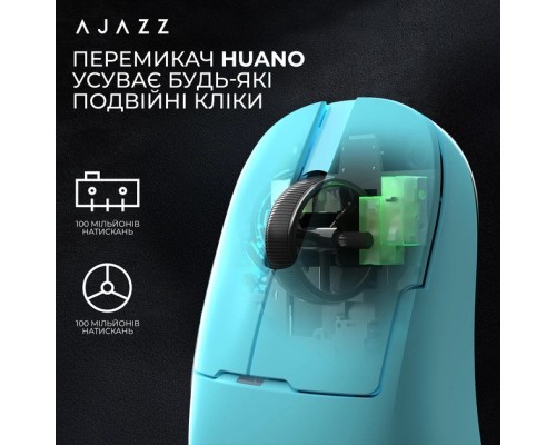 Мишка Ajazz AJ159 APEX Wireless/Bluetooth/USB Blue (AJM159-A-BLUE)