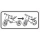 Біговел FreeON Free2Move 2 в 1, рожевий (48822)
