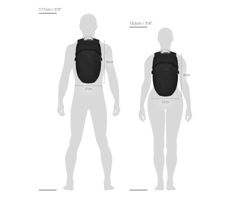 Рюкзак туристичний Pacsafe Eco 18L чорний (41102138)