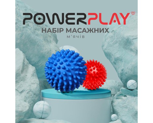 Масажний м'яч PowerPlay PP-4341 Massage Ball набір 2 шт (PP_4341)