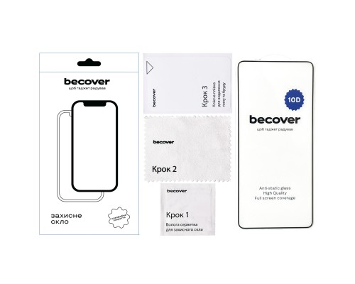 Скло захисне BeCover ZTE Blade A35/A55 10D Black (712730)