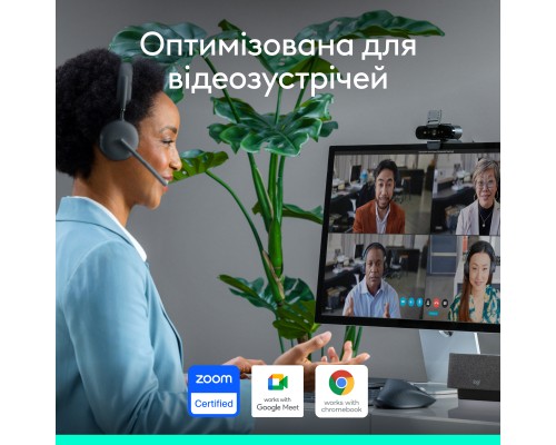 Веб-камера Logitech Brio 4K Ultra HD Graphite (960-001718)