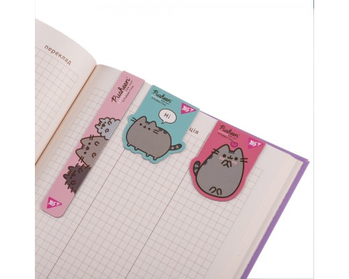 Закладки для книг Yes магнітні Pusheen 3 шт (708350)