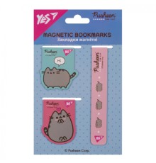 Закладки для книг Yes магнітні Pusheen 3 шт (708350)
