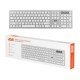 Клавіатура 2E KS270 109key Wireless UA Silver/White (2E-KS270WBWH_UA)