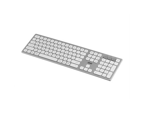 Клавіатура 2E KS270 109key Wireless UA Silver/White (2E-KS270WBWH_UA)