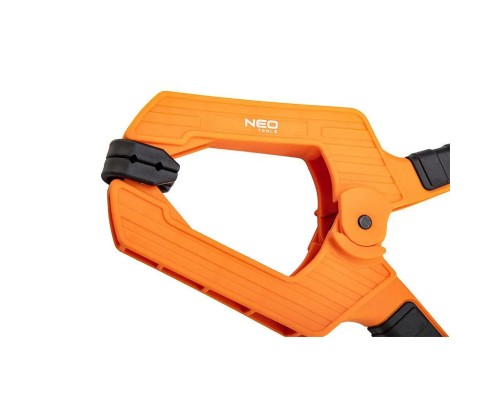 Струбцина Neo Tools затискач пружинний, пластик, 100мм (45-523)