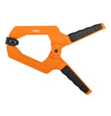 Струбцина Neo Tools затискач пружинний, пластик, 100мм (45-523)