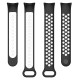 Ремінець до фітнес браслета BeCover Vents Style для Xiaomi Mi Smart Band 10 Black-White (713630)