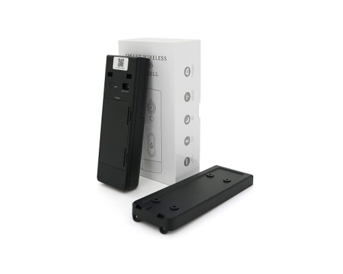 Дверний дзвінок YOSO Wi-Fi video 2MP battery -18650 SD card black (DoorVision-WIFI-02-2)