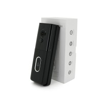 Дверний дзвінок YOSO Wi-Fi video 2MP battery -18650 SD card black (DoorVision-WIFI-02-2)
