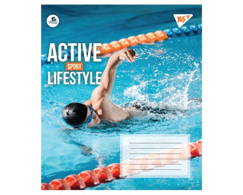Зошит Yes Active lifestyle А5 48 аркушів клітинка (767712)
