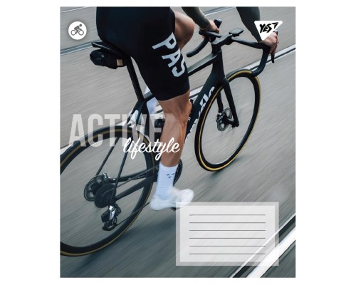 Зошит Yes Active lifestyle А5 48 аркушів клітинка (767712)