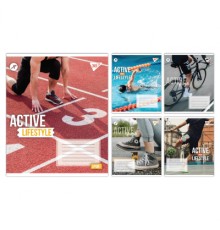 Зошит Yes Active lifestyle А5 48 аркушів клітинка (767712)