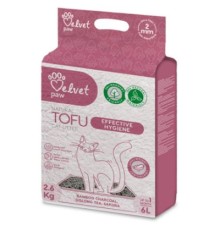 Наповнювач для туалету Velvet Paw TOFU з бамбуковим вугіллям (2 мм) 2.6 кг (TOF70054)
