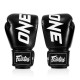Боксерські рукавички Fairtex BGV1-ONE (натуральна шкіра) Black 10 унцій (бинти в комплекті) (BGV1-ONE_10oz_Black)