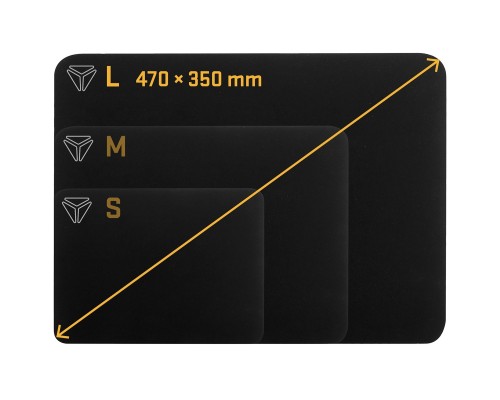 Килимок для мишки YENKEE YPM 47 Speed Top L Black (45015888)
