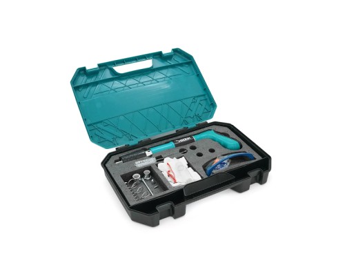 Цвяхозабивач Voltronic Yike-mini для піроксилінових цвяхів 7,3мм, три насадки, захисні окуляри, рукавички, кейс, Green (Yike-mini)