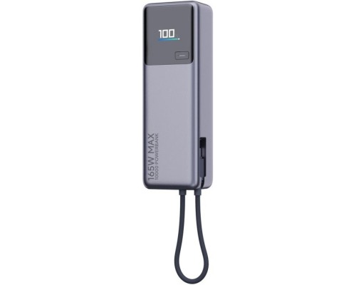 Батарея універсальна Xiaomi 10000mAh 165W Integrated Cable grey (BHR9361GL)