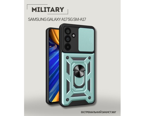 Чохол до мобільного телефона BeCover Military Samsung Galaxy A17 5G SM-A17 Dark Green (713903)