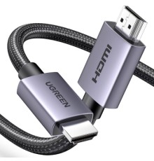 Кабель мультимедійний HDMI M to HDMI M 2.0m V2.0 4K60Hz HD153 black Ugreen (25299)