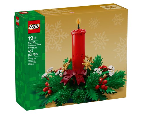 Конструктор LEGO Iconic Декор для різдвяного столу (40743)