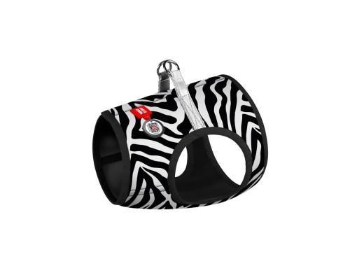 Шлея для собак WAUDOG Clothes м'яка з QR адресником 