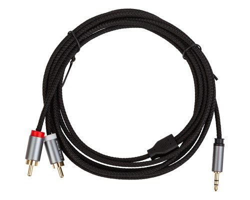 Кабель мультимедійний 3.5mm M to 2xRCA M 3.0m Cabletime (CA914067)