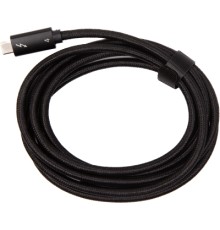 Дата кабель USB-C to USB-C 2.0m Thunderbolt 4 100W (20V/5A) 8K60Hz PowerPlant (CA915040)
