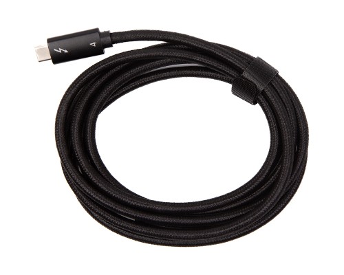 Дата кабель USB-C to USB-C 2.0m Thunderbolt 4 100W (20V/5A) 8K60Hz PowerPlant (CA915040)