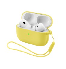 Чохол для навушників Armorstandart Silicone Case для Apple Airpods Pro 3 Yellow (ARM88303)