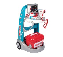 Ігровий набір Smoby Медична мобільна клініка зі звуковими та світловими ефектами, 16 аксесуарів (340207)