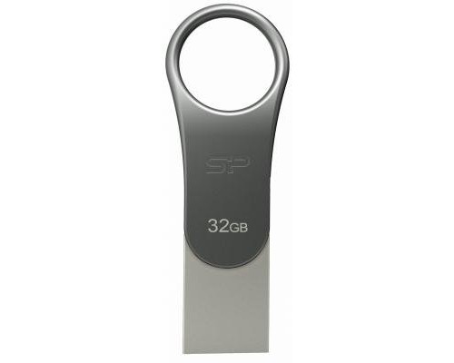 USB флеш накопичувач Silicon Power 32GB Mobile C80 Silver USB 3.2 (SP032GBUC3C80V1S) USB флеш накопичувач Silicon Power 32GB Mobile C80 Silver USB 3.2 (SP032GBUC3C80V1S)