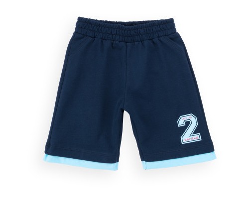 Набір дитячого одягу Breeze футболка з гудзиками з шортами (8922-98B-blue)