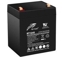 Батарея до ДБЖ Ritar AGM RT1245, 12V-4.5Ah, Black (RT1245B) 