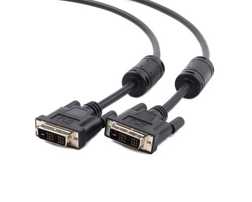 Кабель мультимедійний DVI to DVI 18+1pin, 5.0m Viewcon (VC-DVI-104-5m) 