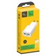 Зарядний пристрій Florence 2*USB, 2.0A + cable Lightning white (FW-2U020W-L)