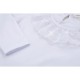 Кофта дитяча Breeze з мереживом (11179-128G-white)