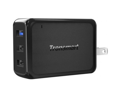 Зарядний пристрій Tronsmart W3PTA 42W Quick Charge 3.0 USB Wall Charger Black (210778)