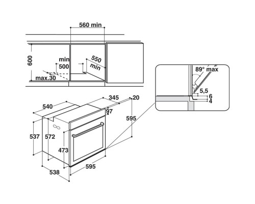 Духова шафа Whirlpool AKZ96220WH